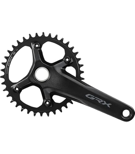 SHIMANO - クロ Amazon.com : SHIMANO GRX FC-RX610-1 Crankset - 172.5mm, 12